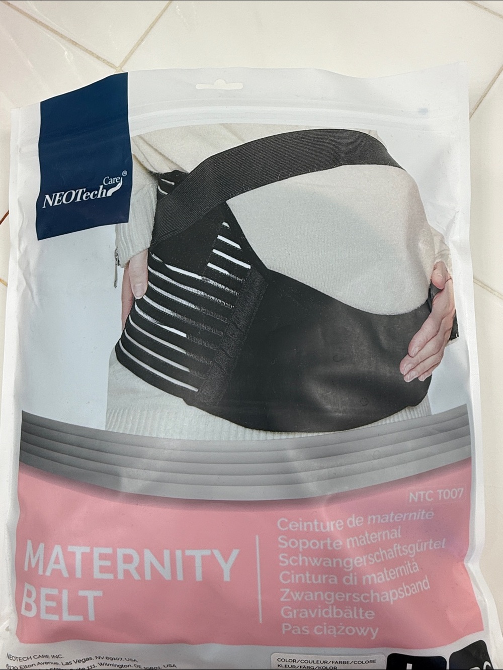 Maternity Support Belt - Black